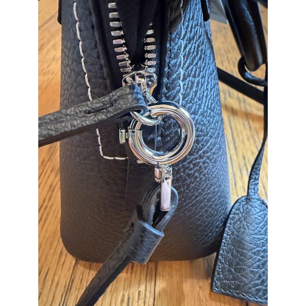 Maison Margiela 5AC Satchel Bag Womens Small Black Leather Crossbody Italy - Picture 6 of 16
